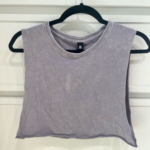 Casual Lavender Muscle Tee